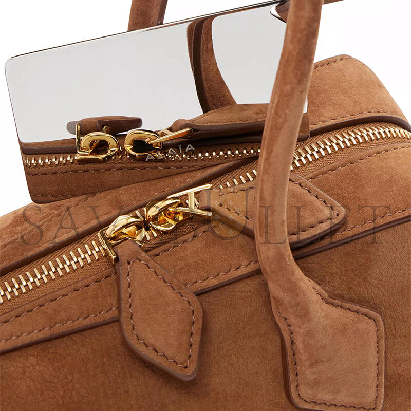 A1a1a LE TECKEL MEDIUM LEATHER SHOULDER BAG R04387123 (33*11*10cm)